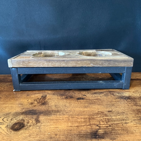 Wood Dog and/or Cat Water and Food Raised Feeder - Picture 6 of 10